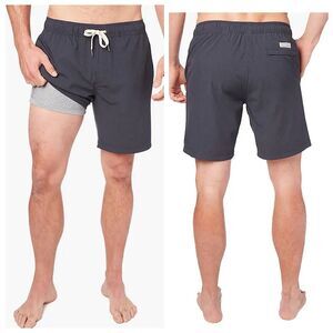 Fair Harbor One Short Mens Sz 2X Dark Navy Drawstring Lined